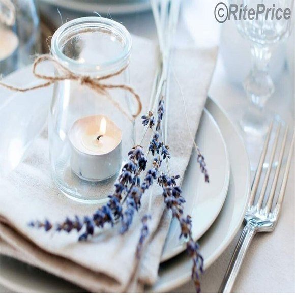 50PCS (1 Pack) Tealight Unscented White Candles 2.5 Hour Burn Time Dripless -New - Picture 8 of 11